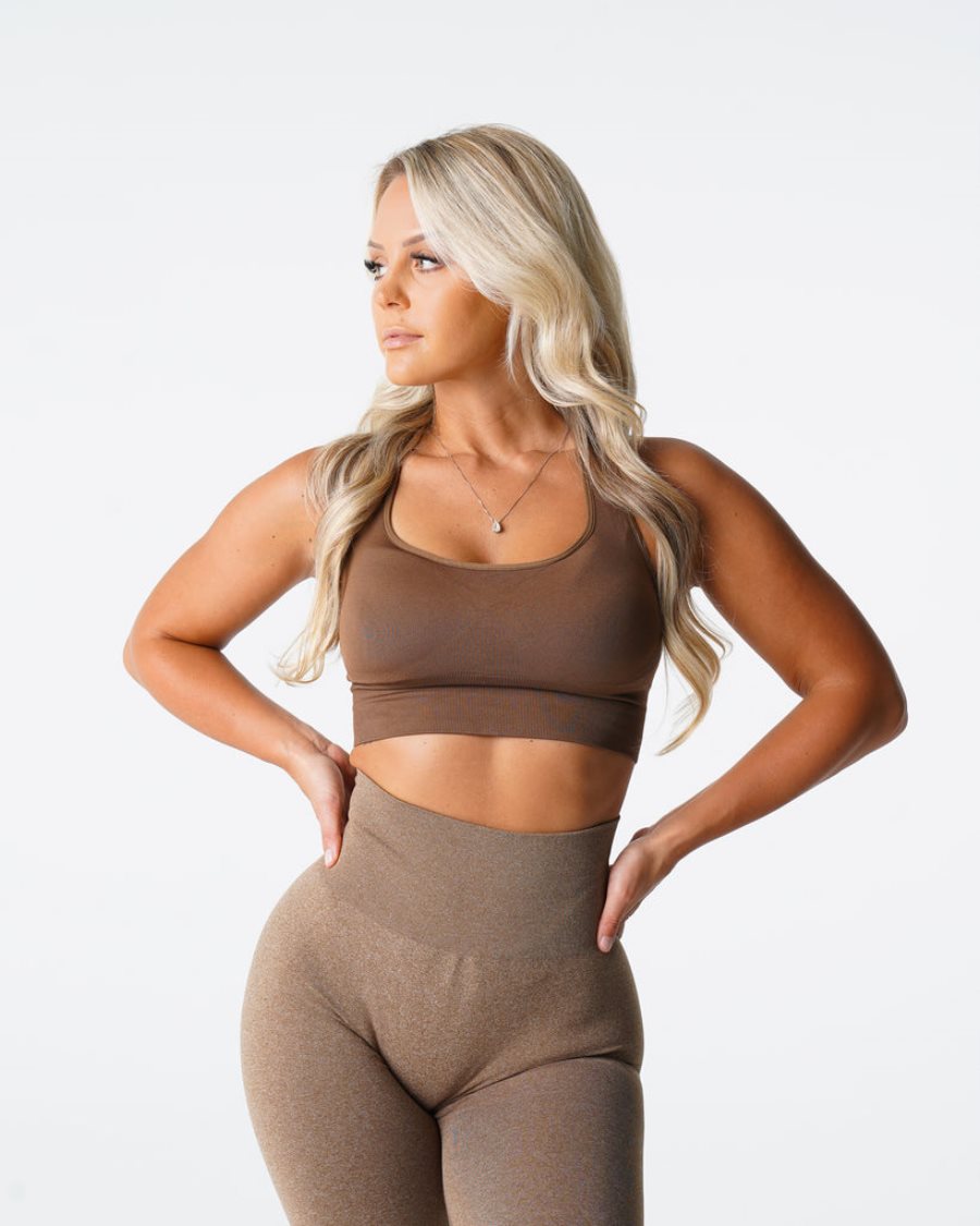 NVGTN Ignite Seamless Sports Bh Dame Brune Danmark | 4HB9ZNZ6