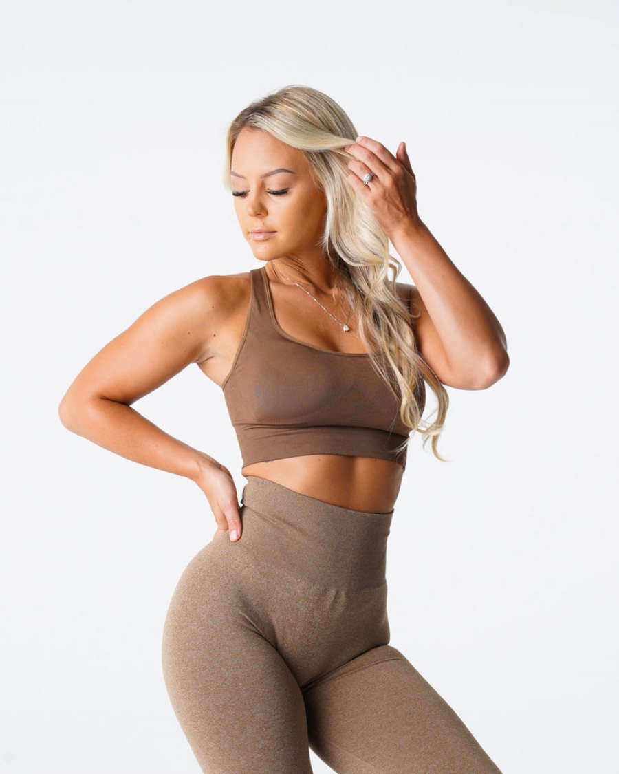 NVGTN Ignite Seamless Sports Bh Dame Brune Danmark | 4HB9ZNZ6