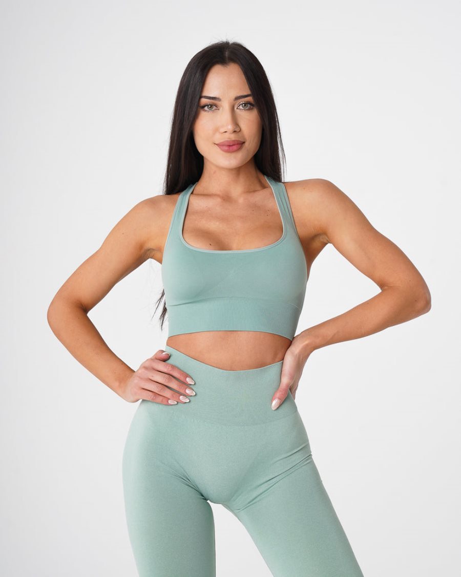 NVGTN Ignite Seamless Sports Bh Dame Grøn Danmark | UP4MO0M1