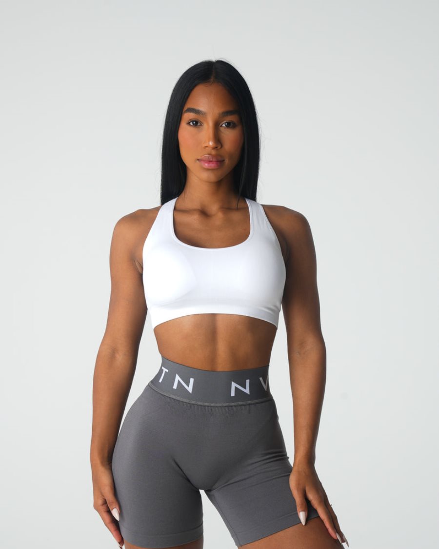 NVGTN Inspire Seamless Sports Bh Dame Hvide Danmark | SBUKYNUA