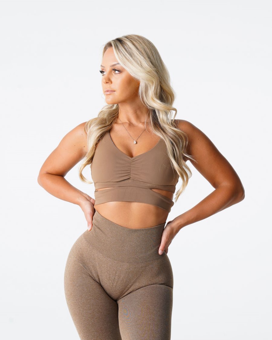 NVGTN Revolve Sports Bh Dame Brune Danmark | 8ZOHXKBI