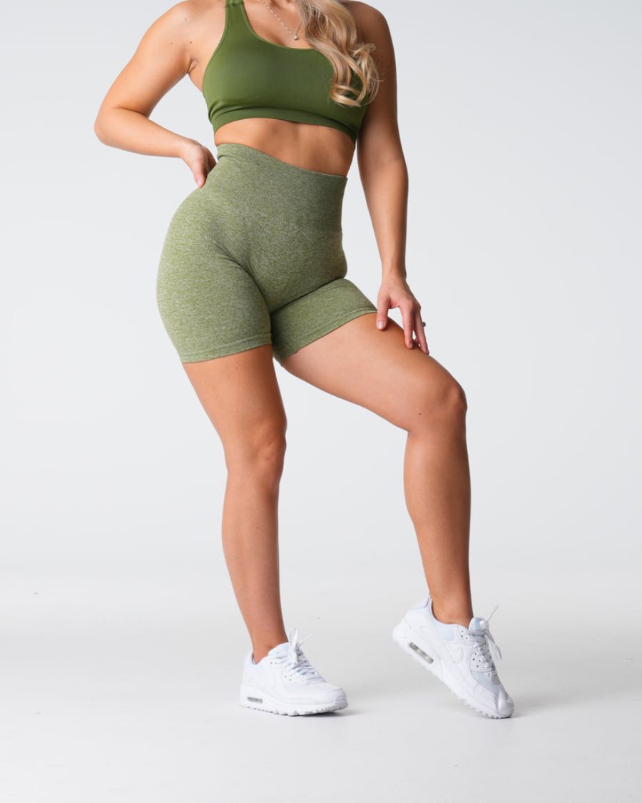 NVGTN Scrunch Seamless Shorts Dame Grøn Danmark | SRTPHXS7