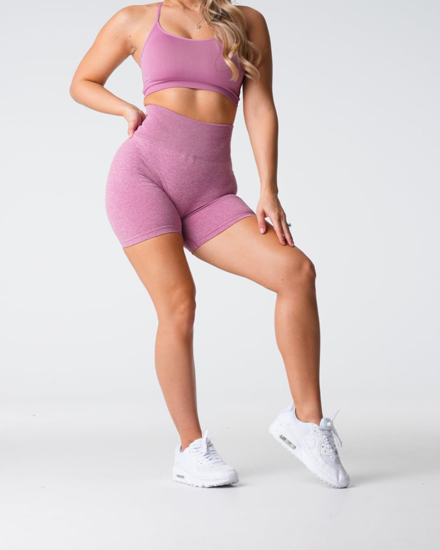 NVGTN Scrunch Seamless Shorts Dame Lyserød Danmark | GP91OX3M