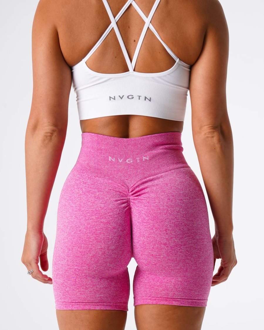 NVGTN Scrunch Seamless Shorts Dame Lyserød Danmark | KVBBM8IP