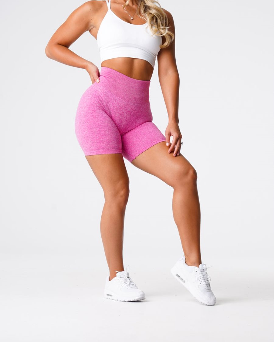 NVGTN Scrunch Seamless Shorts Dame Lyserød Danmark | KVBBM8IP