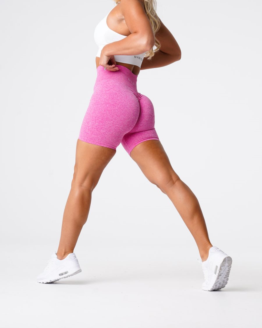 NVGTN Scrunch Seamless Shorts Dame Lyserød Danmark | KVBBM8IP