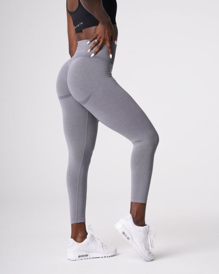 NVGTN Curve Seamless Leggings Dame Grå Danmark | RMNDNZJL