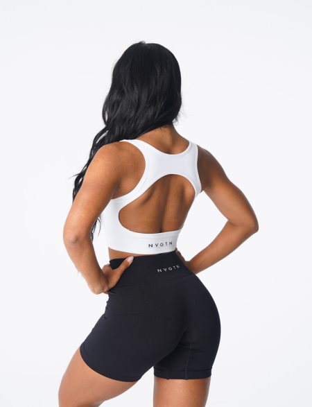 NVGTN Eclipse Seamless Sports Bh Dame Hvide Danmark | R93BOM6D