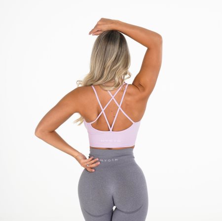 NVGTN Flourish Seamless Sports Bh Dame Lyserød Danmark | URN7XQM4