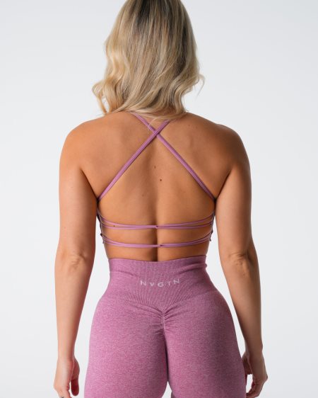 NVGTN Invincible Seamless Sports Bh Dame Lyserød Danmark | 11FG4R58