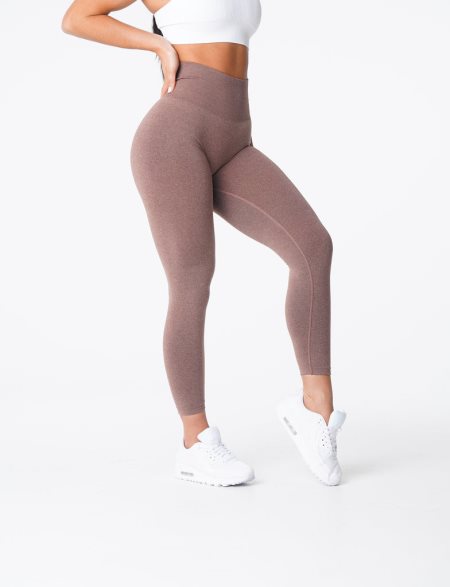 NVGTN NV Seamless Leggings Dame Grå Brune Danmark | 1XB34I3S