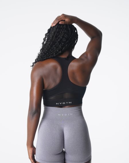 NVGTN Surge Seamless Sports Bh Dame Sort Danmark | PVK0KQ79